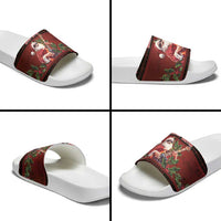 Guitar Christmas Slide Sandals Rocking Santa - Wonder Print Shop