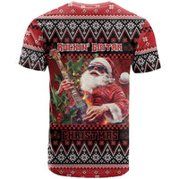Guitar Christmas T Shirt Rocking Santa - Wonder Print Shop
