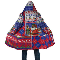 Haiti Christmas Cloak Santa With Fanal Haitian Patchwork Style - Wonder Print Shop