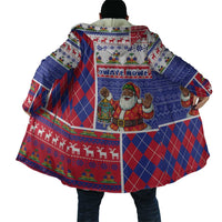 Haiti Christmas Cloak Santa With Fanal Haitian Patchwork Style - Wonder Print Shop