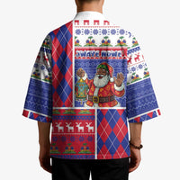Haiti Christmas Kimono Santa With Fanal Haitian Patchwork Style - Wonder Print Shop