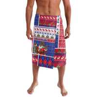 Haiti Christmas Lavalava Santa With Fanal Haitian Patchwork Style - Wonder Print Shop