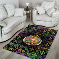 Mardi Gras Area Rug King Cake Royal