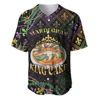 Personalized Mardi Gras Baseball Jersey King Cake Royal