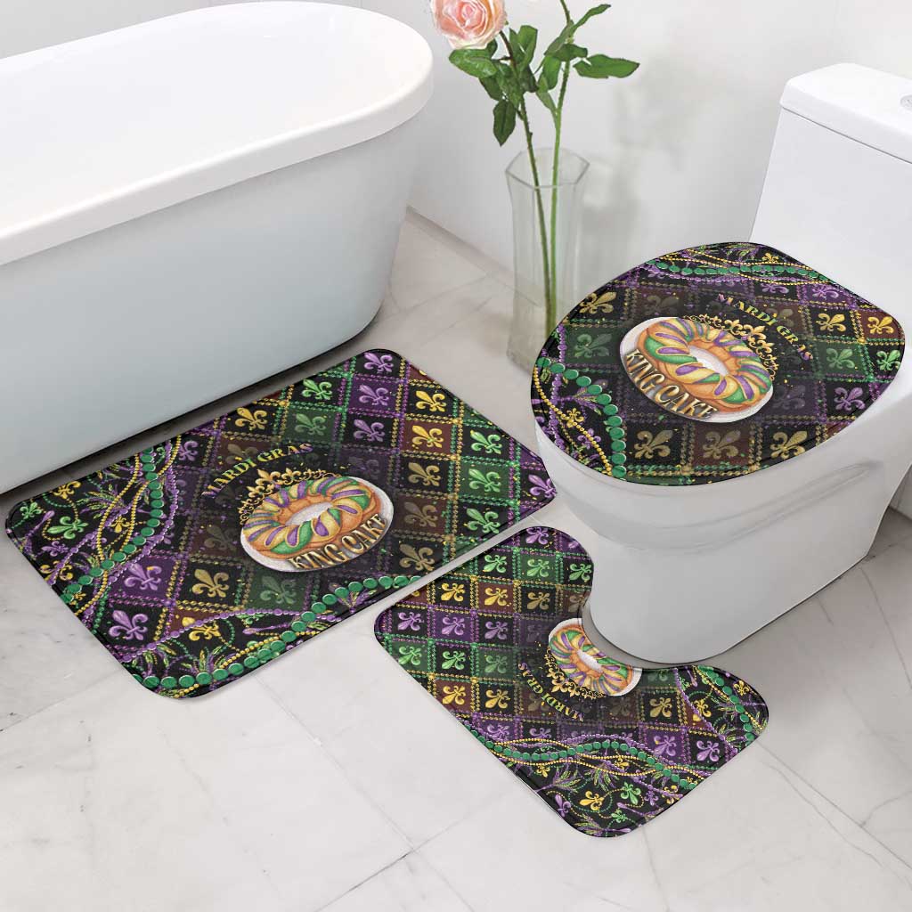 Mardi Gras Bathroom Set King Cake Royal