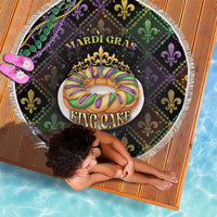 Mardi Gras Beach Blanket King Cake Royal