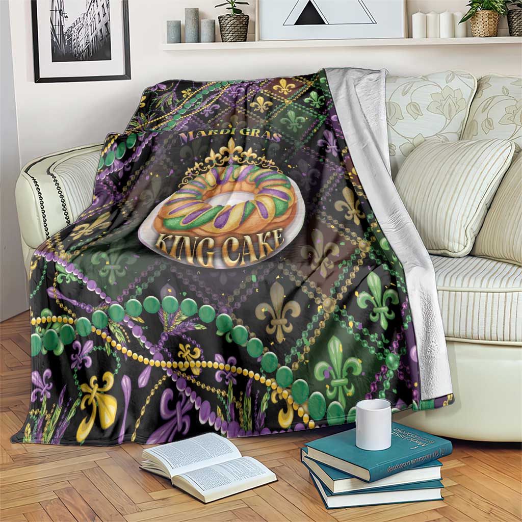 Mardi Gras Blanket King Cake Royal