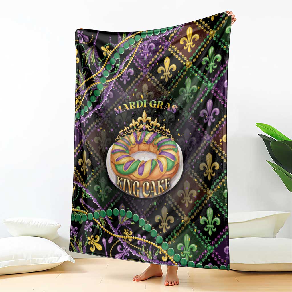Mardi Gras Blanket King Cake Royal