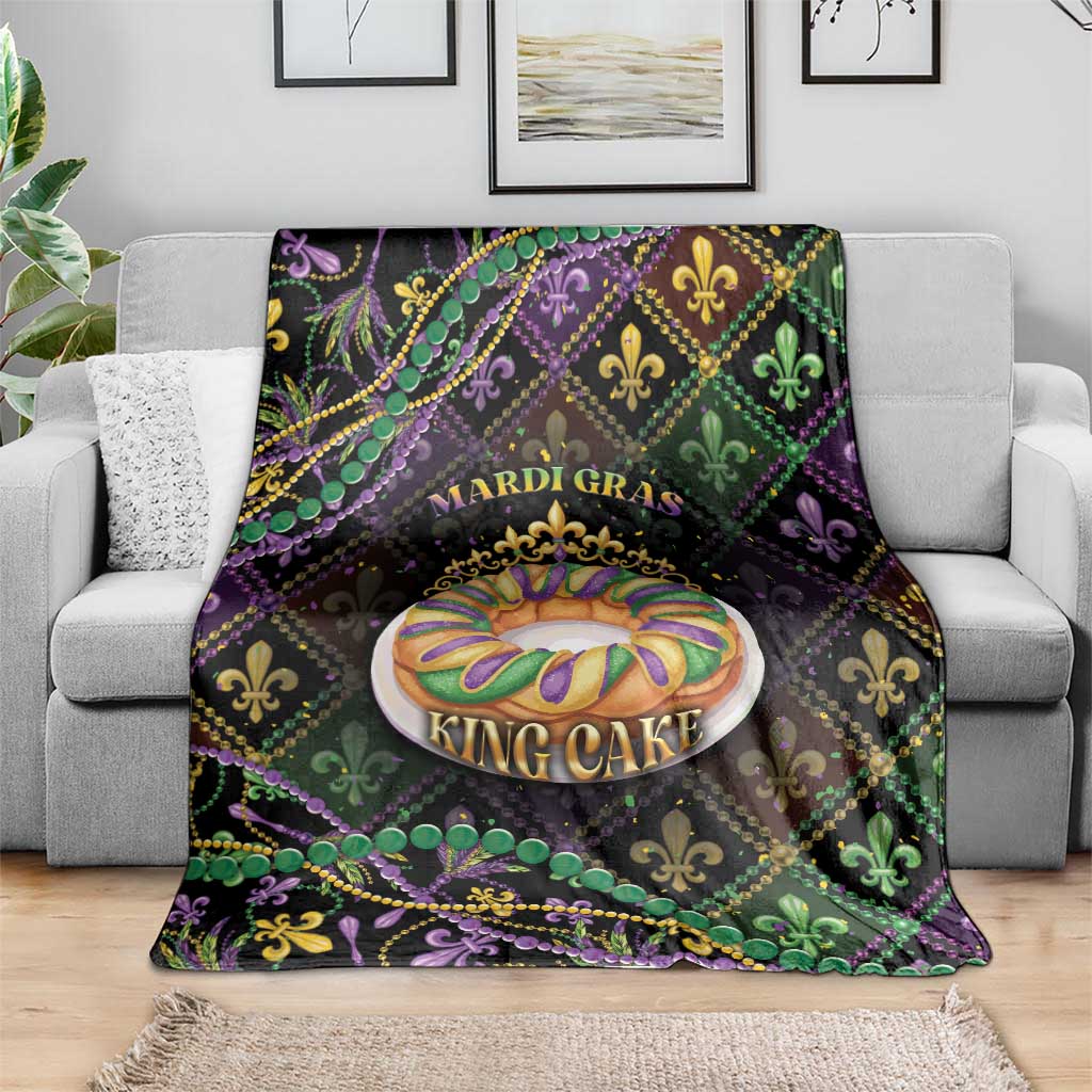 Mardi Gras Blanket King Cake Royal