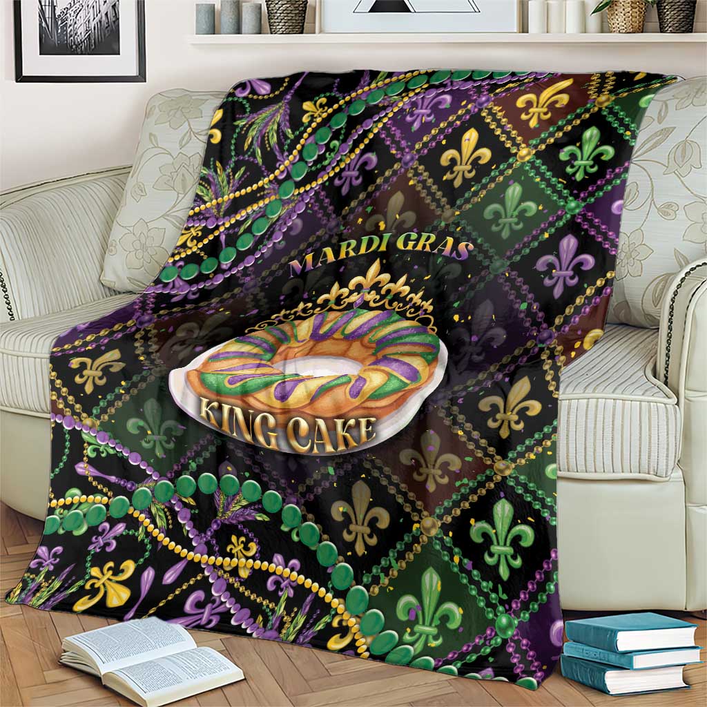 Mardi Gras Blanket King Cake Royal