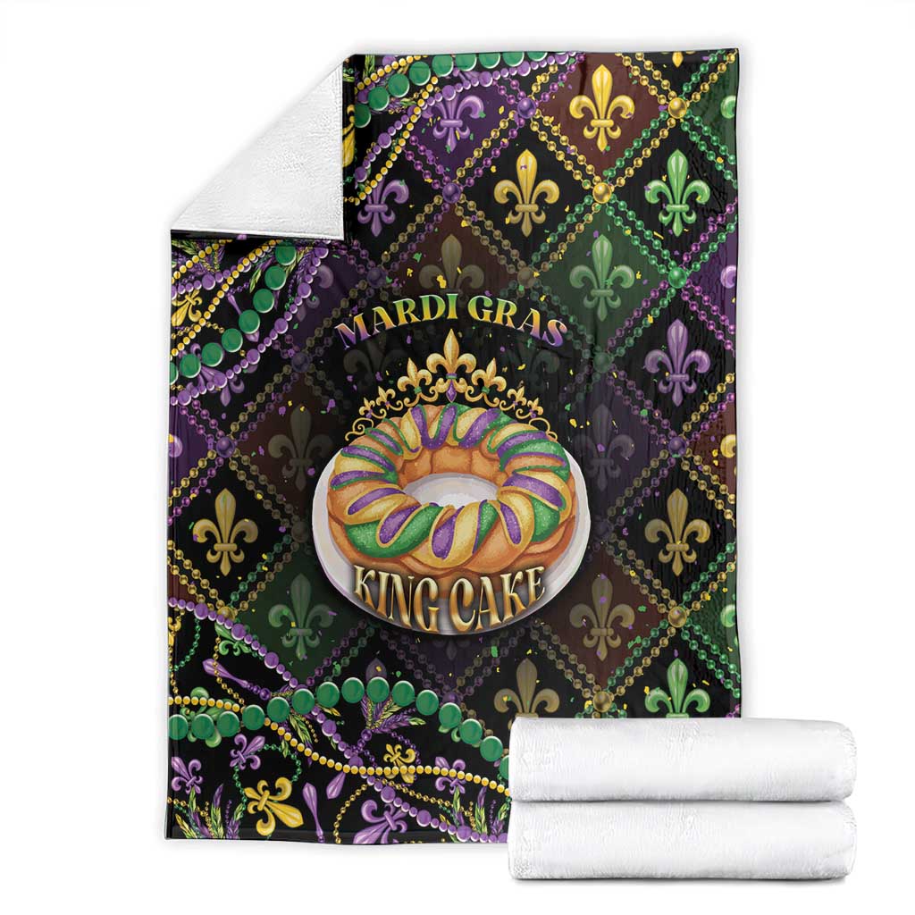 Mardi Gras Blanket King Cake Royal