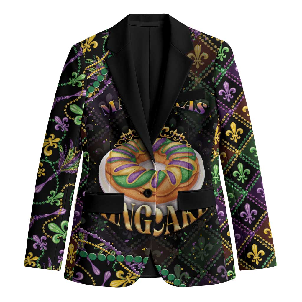 Personalized Mardi Gras Blazer King Cake Royal