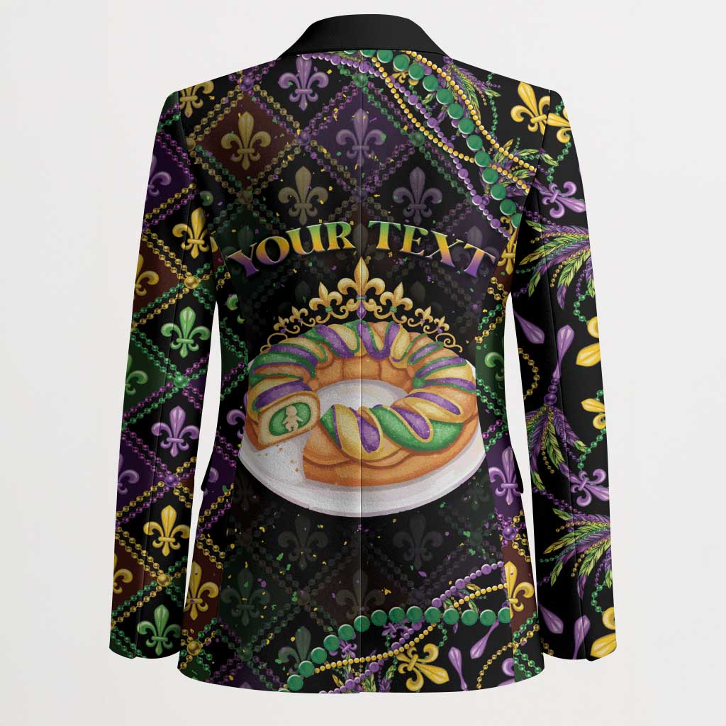 Personalized Mardi Gras Blazer King Cake Royal