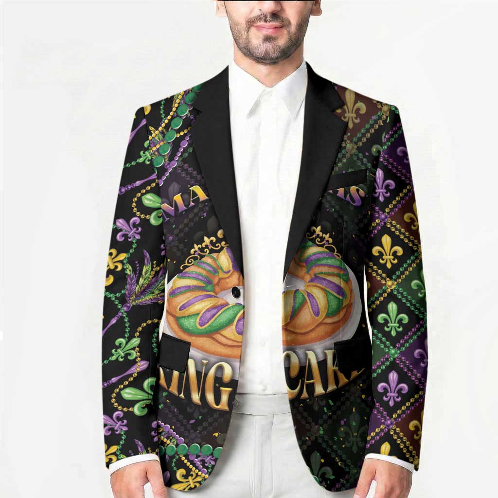 Personalized Mardi Gras Blazer King Cake Royal