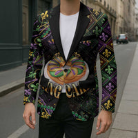 Personalized Mardi Gras Blazer King Cake Royal