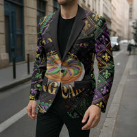 Personalized Mardi Gras Blazer King Cake Royal