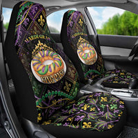 Mardi Gras Car Seat Cover King Cake Royal