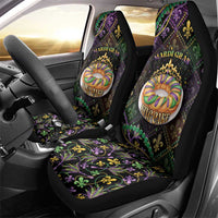 Mardi Gras Car Seat Cover King Cake Royal