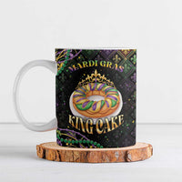 Personalized Mardi Gras Ceramic Mug King Cake Royal