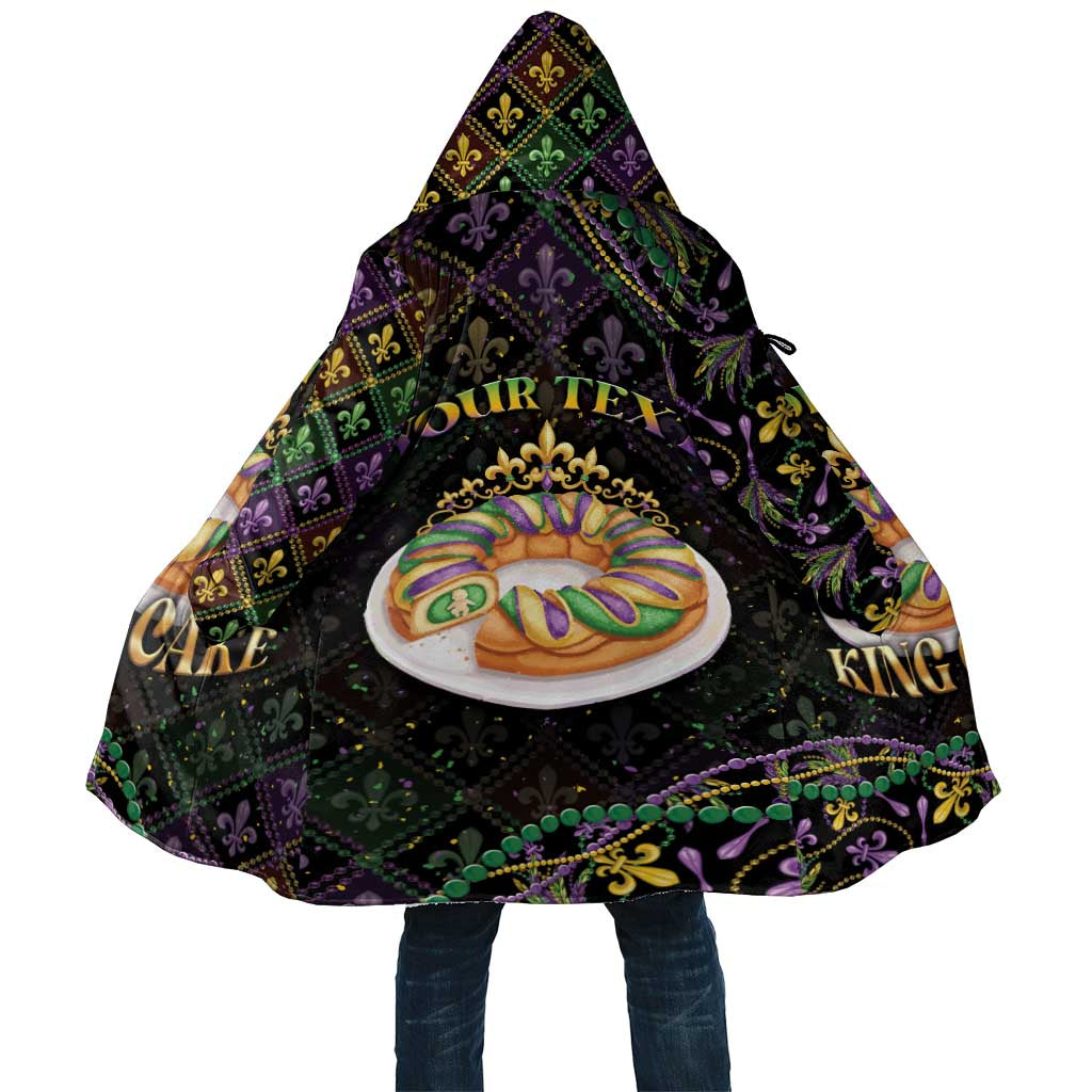 Personalized Mardi Gras Cloak King Cake Royal