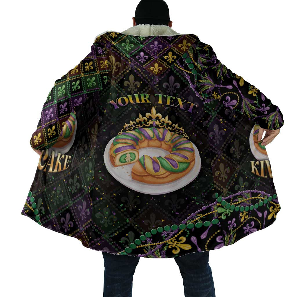 Personalized Mardi Gras Cloak King Cake Royal