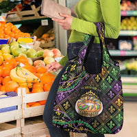 Mardi Gras Grocery Bag King Cake Royal