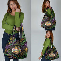 Mardi Gras Grocery Bag King Cake Royal