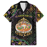 Personalized Mardi Gras Hawaiian Shirt King Cake Royal