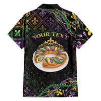 Personalized Mardi Gras Hawaiian Shirt King Cake Royal