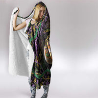 Mardi Gras Hooded Blanket King Cake Royal