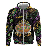 Personalized Mardi Gras Hoodie King Cake Royal
