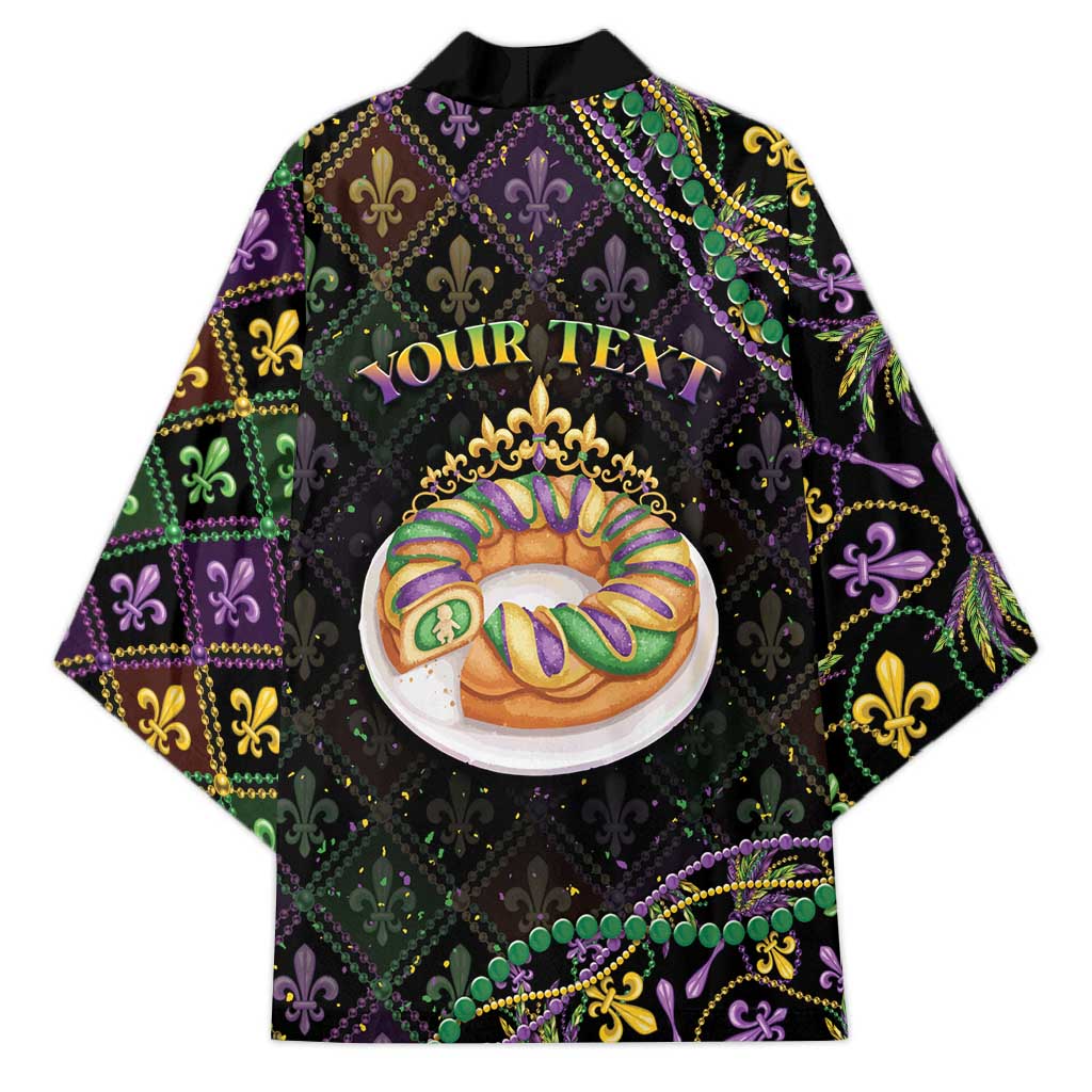 Personalized Mardi Gras Kimono King Cake Royal