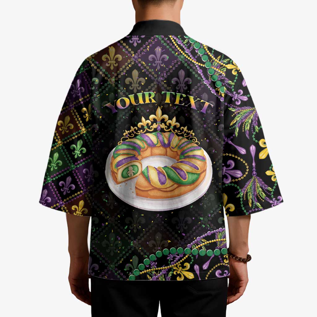 Personalized Mardi Gras Kimono King Cake Royal
