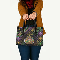 Mardi Gras Leather Bag King Cake Royal