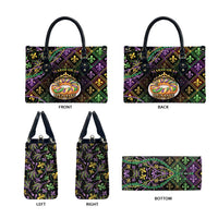 Mardi Gras Leather Bag King Cake Royal