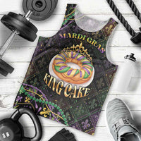 Personalized Mardi Gras Men Tank Top King Cake Royal