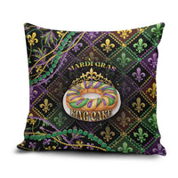 Mardi Gras Pillow Cover King Cake Royal