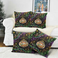 Mardi Gras Pillow Cover King Cake Royal