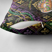 Mardi Gras Pillow Cover King Cake Royal