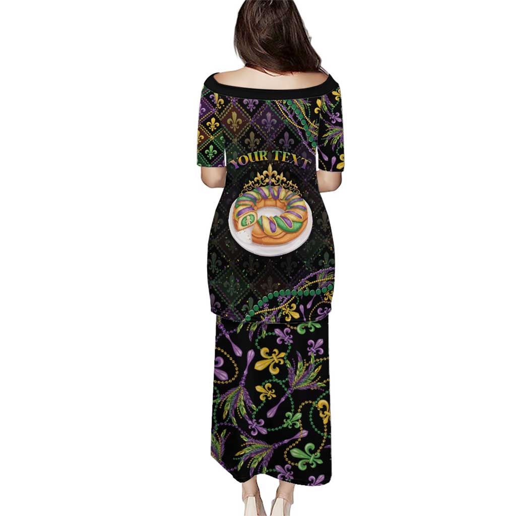 Personalized Mardi Gras Puletasi King Cake Royal