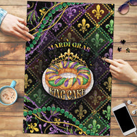 Mardi Gras Puzzle King Cake Royal