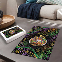 Mardi Gras Puzzle King Cake Royal