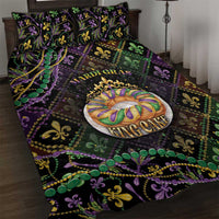 Mardi Gras Quilt Bed Set King Cake Royal