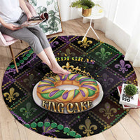 Mardi Gras Round Carpet King Cake Royal