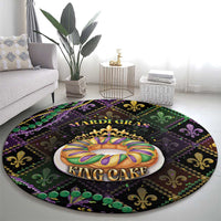 Mardi Gras Round Carpet King Cake Royal