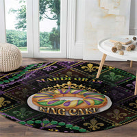 Mardi Gras Round Carpet King Cake Royal