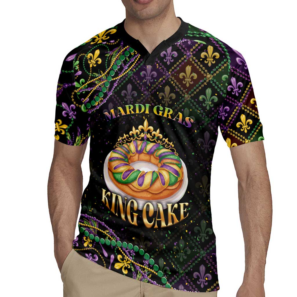Personalized Mardi Gras Rugby Jersey King Cake Royal