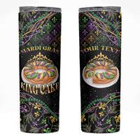 Personalized Mardi Gras Skinny Tumbler King Cake Royal