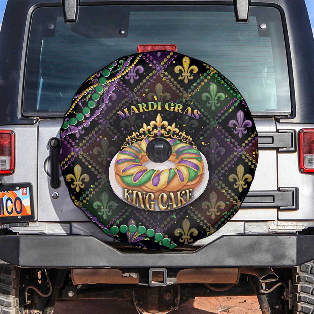 Mardi Gras Spare Tire Cover King Cake Royal