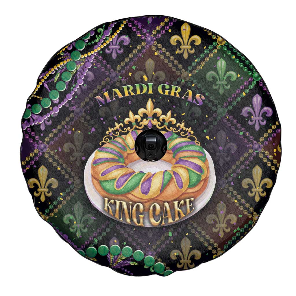 Mardi Gras Spare Tire Cover King Cake Royal